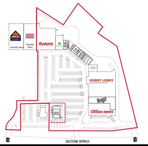 Carriage Gate Shopping Center: 829-859 Eastern Bypass, Richmond, KY 40475